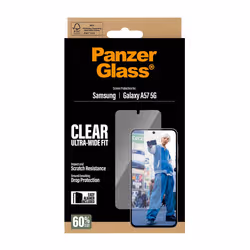 PanzerGlass Screen Protector Ultra-Wide Fit - Clear - Samsung Galaxy A57 5G Clear screen protector - Additional view 3