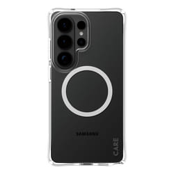 PanzerGlass CARE™ by ® Samba Case Transparent w. White Qi Samsung Galaxy S26 Ultra