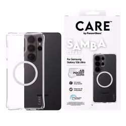 PanzerGlass CARE™ by ® Samba Case Transparent w. White Qi Samsung Galaxy S26 Ultra - Additional view 2