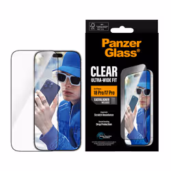 PanzerGlass ® Screen Protector iPhone 2026 Pro | 17 Pro | Ultra-Wide Fit w. EasyAligner - Additional view 2
