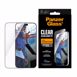 PanzerGlass ® Screen Protector iPhone 2026 Pro Max | 17 Pro Max | Ultra-Wide Fit w. EasyAligner - Additional view 2