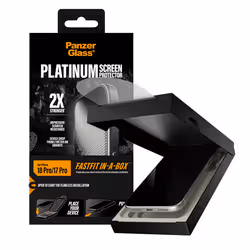 PanzerGlass ® Platinum Screen Protector iPhone 2026 Pro | 17 Pro w. FASTFIT IN-A-BOX - Additional view 5