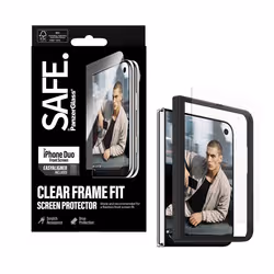 PanzerGlass SAFE. by Front Screen Protector iPhone Duo | FRAME FIT w. EasyAligner - Additional view 5