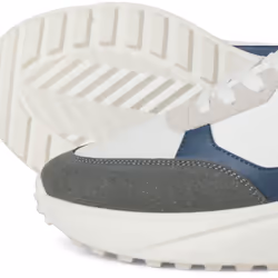 ) Jack & Jones Aspire Runner Polyurethane Men's White Castlerock/Navy Blazer Trainers - White, 11 (Adults' - Additional view 4