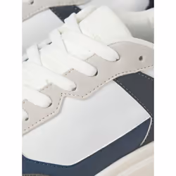 ) Jack & Jones Aspire Runner Polyurethane Men's White Castlerock/Navy Blazer Trainers - White, 11 (Adults' - Additional view 5