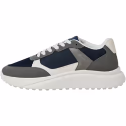 ) Jack & Jones Aspire Runner Polyurethane Men's Castlerock/Navy Blazer Trainers - Grey, 10 (Adults'