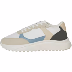 ) Jack & Jones Aspire Runner Polyurethane Men's Moonbeam/Citadel Trainers - Cream, 9 (Adults'