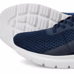 ) Jack & Jones Taylor Mesh Polyurethane Men's Navy Blazer Trainers - Blue, 9 (Adults'