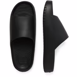 ) Jack & Jones Ripple Moulded EVA Men's Anthracite Slides - Black, 12 (Adults'