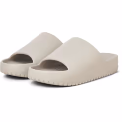 ) Jack & Jones Ripple Moulded EVA Men's Moonbeam Slides - White, 10 (Adults'