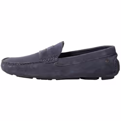 ) Jack & Jones Jensen Suede Men's Navy Blazer Loafers - Blue, 7 (Adults'
