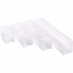 raaco Insert 55 A9-4 Small parts box Polypropylene (PP) Transparent