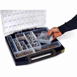 raaco Insert 55 A9-4 Small parts box Polypropylene (PP) Transparent