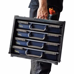 raaco Assorter 55 4x8-0 equipment case Blue - Additional view 5