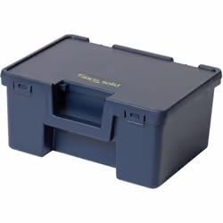raaco Solid 1, Black, Polypropylene (PP), Dust resistant, Shock resistant, Water resistant, 275 mm, 175 mm, 125 mm