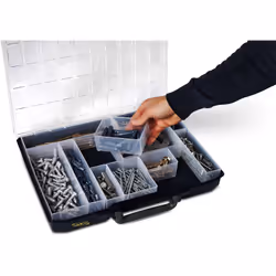 raaco CarryLite 55 4x8-16/DLU Blue Polycarbonate (PC), Polypropylene (PP)