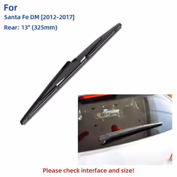 3pcs For Hyundai Santa Fe Dm 2012-2017 26&quot; 14&quot; 13&quot; Front Rear Wiper Blades Windshield Windscreen Window Cutter Accessories - Right Hand