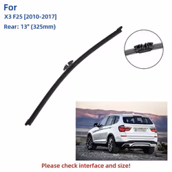3pcs For Bmw X3 F25 2010-2017 26&quot; 20&quot; 13&quot; Front Rear Wiper Blades Windshield Windscreen Window Cutter Accessories 2011 201 - Right Hand
