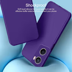 Luxury Liquid Silicone Case For OPPO A15 A15S A18 A38 A58 A53 A52 Reno 10 5G A57 A77S A76 A78 A57S A96 4G 5G Square Case - re ...