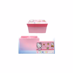 Hello Kitty Toy Storage Bench 2 In 1 Toy Box 30.5 x 62 x 31.5cm Pink