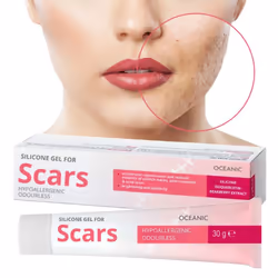 NoScar SILICONE GEL ALL KINDS OF SCARS STRETCH MARKS SKIN REGENERATION