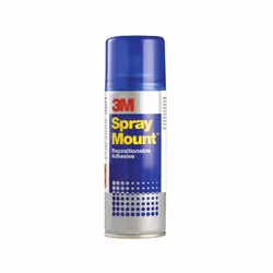 3M Spray Mount 400ml Clear Adhesive Glue Spray 400ml Non-Staining Aerosol Can