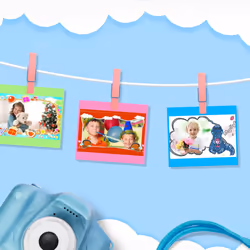 Children Camera Photos Videos 1080p Mini Games Forever Blue