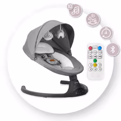 MoMi BULE00022 baby swing Baby cradle swing Grey - Additional view 8
