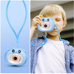 Children Camera Selfie Mode Videos 1080p Kawaii Design maXlife Blue