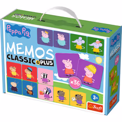 Peppa Pig Memos Classic & Plus, Board game expansion, Memory, 3 yr(s)