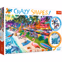 Trefl Miami Beach, 600 pc(s), Landscape, 10 yr(s)
