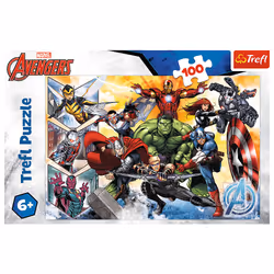 Trefl The power of the Avengers Jigsaw puzzle 100 pc(s) Cartoons