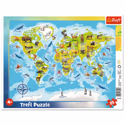 Trefl 31340, 25 pc(s), Animals, 4 yr(s)