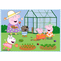 Peppa Pig Holiday reccolection Jigsaw puzzle 12 pc(s) Cartoons