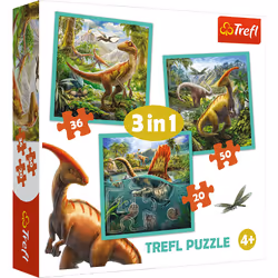Trefl 34837, 50 pc(s), Dinosaurs, 4 yr(s)