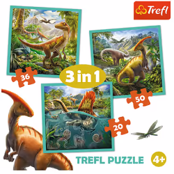 Trefl 34837 puzzle Jigsaw puzzle 50 pc(s) Dinosaurs