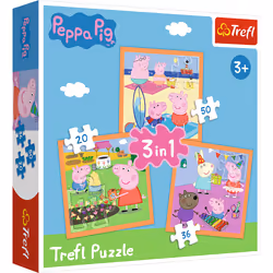 Peppa Pig 3 in 1 Inventive, 20 pc(s), Cartoons, 3 yr(s)