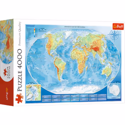 Trefl Large physical map of the world, 4000 pc(s), 16 yr(s)