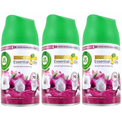 3 x Air Wick Freshmatic Max Automatic Spray Refill 250ml - Smooth Satin & Moon Lily