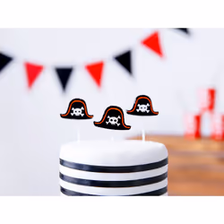 PartyDeco SCS-3 cake candle/sparkler Black, Red, White 5 pc(s)