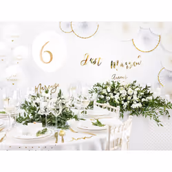 PartyDeco WS10-019ME-KARTON seating card 40 pc(s)
