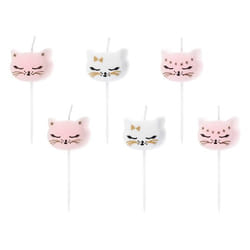 PartyDeco SCS-4 cake candle/sparkler Black, Gold, Pink, White 6 pc(s)