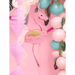 PartyDeco Pinata - Flamingo, 25x55x8cm
