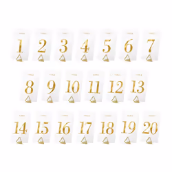 PartyDeco KPZ4-019ME-KARTON decorative letter/number Decorative number