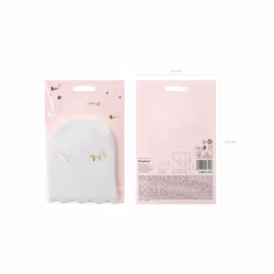 White Paper Ghost Halloween Napkins, Pack of 20
