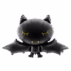 PartyDeco FB38, Toy balloon, Foil, Black, Image, Halloween, Universal