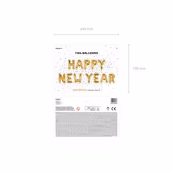 PartyDeco Happy New Year Toy balloon