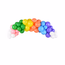 PartyDeco GBN5, Toy balloon, Latex, Multicolour, Oval, 2000 mm, 60 pc(s)