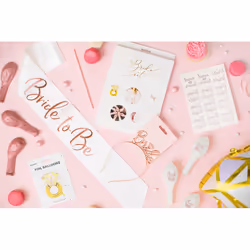 PartyDeco Wedding party box Bride To Be, mix