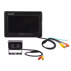 BLOW BVS-549 78-600# Reversing camera 170° with monitor, with remote control F=2.5 / F=2.0, V-Sync 50/60 Hz with camera IP67